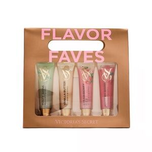 NIB! Victoria's Secret Lip Gloss Collection - Mint, Vanilla, Strawberry, Cherry